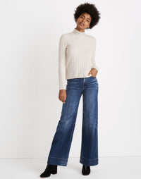 Madewell Ribbed Mockneck Sweater (S)