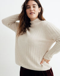 Madewell Ribbed Mockneck Sweater (S)