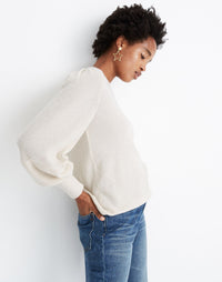 Madewell Puff Sleeve Sweater (XL)
