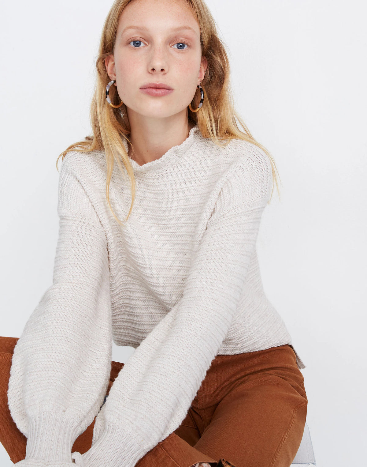 Madewell Cotton Merino Blend Sweater (S)