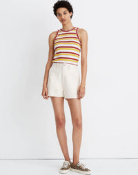 Madewell Ecru Relaxed Shorts (M)