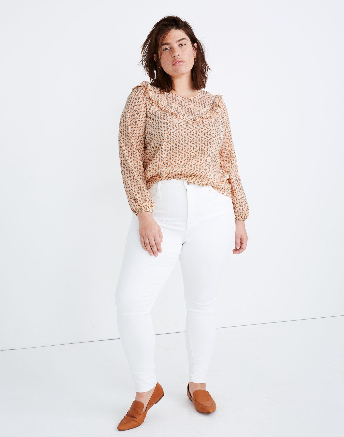 Madewell Dainty Floral Blouse (L)
