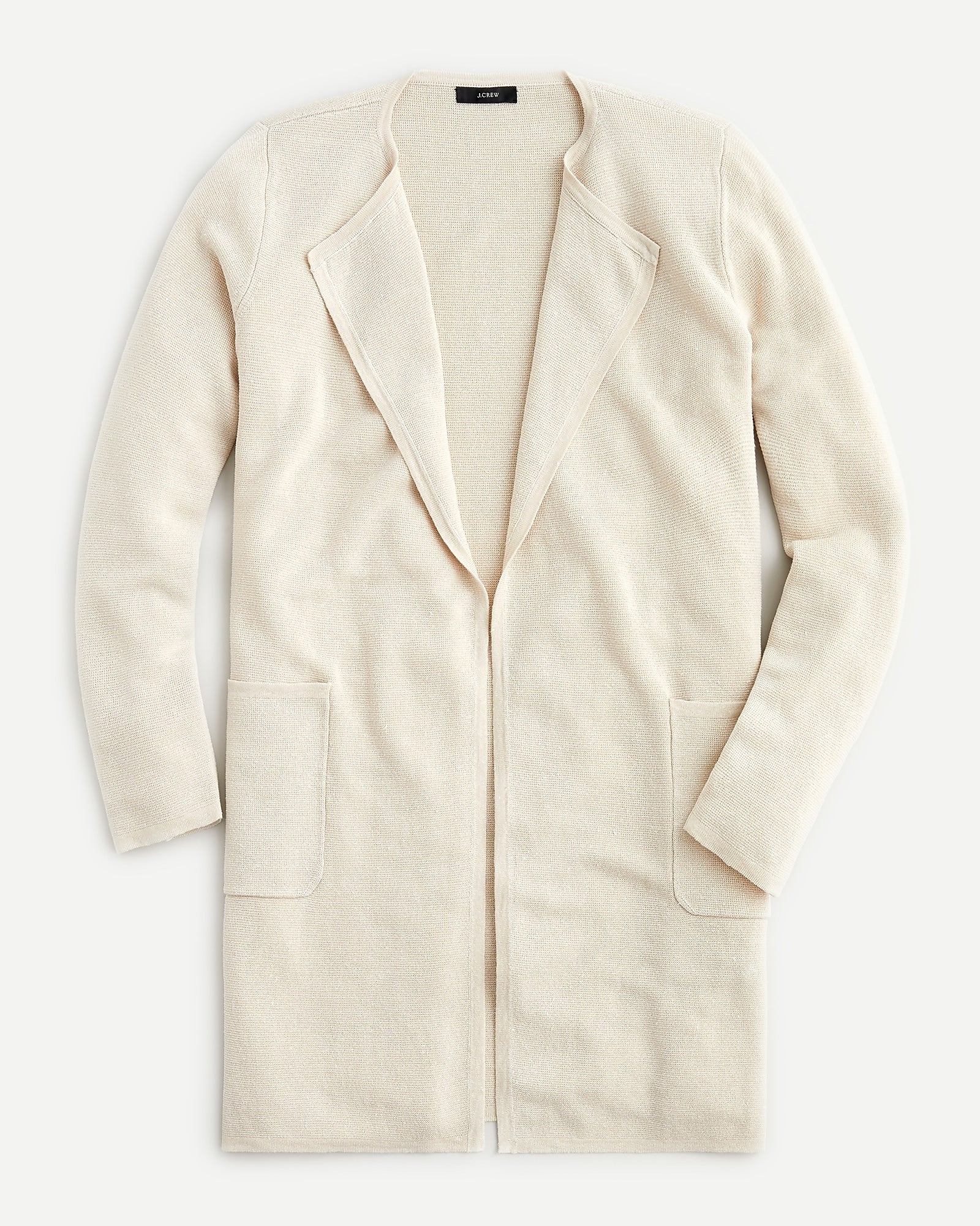 J.Crew Linen Sweater Blazer (XS)