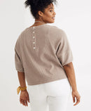 Madewell Ribbed Button Back Top (S)