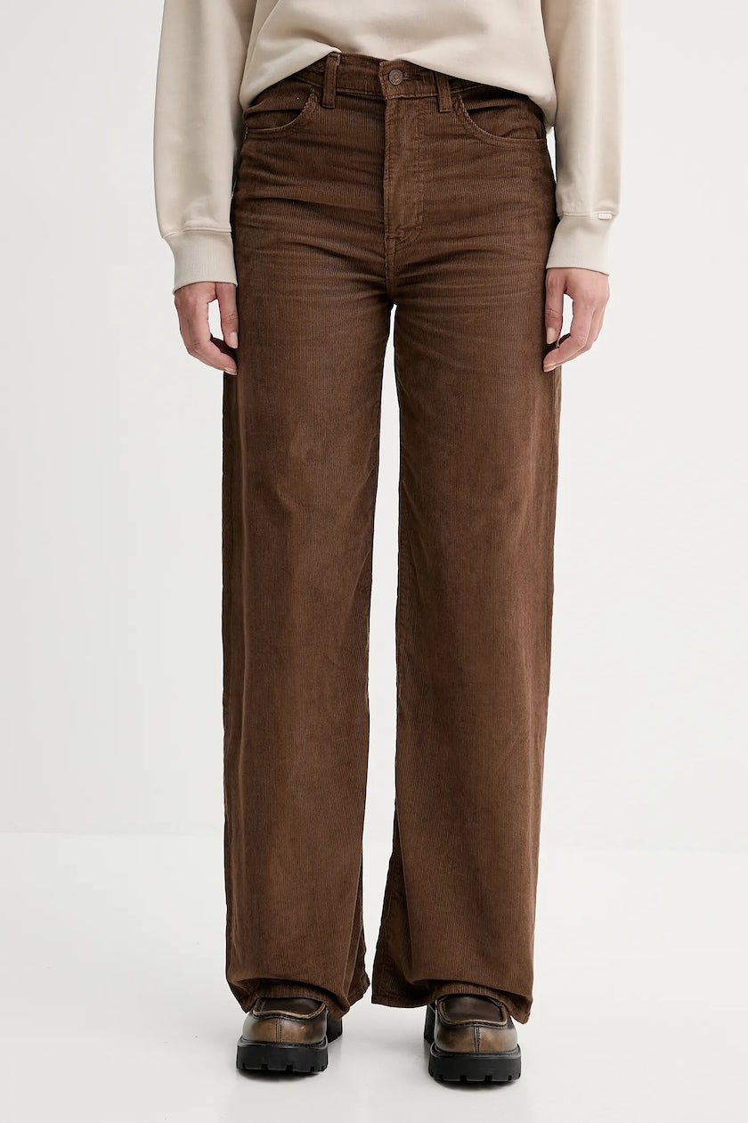 Levi's Brown Ribcage Wide Leg Jeans (29)