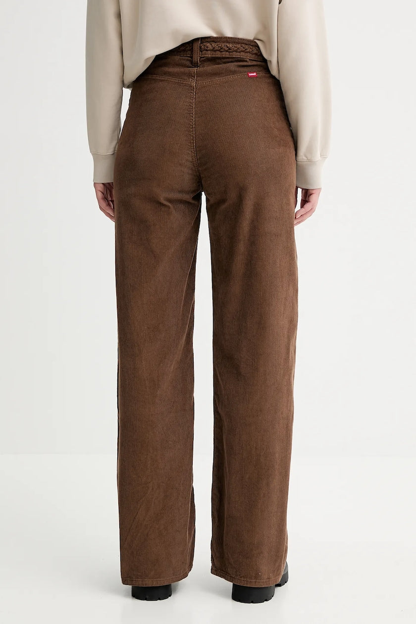 Levi's Brown Ribcage Wide Leg Jeans (29)