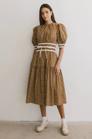 NEW Bohme Floral Midi Dress (L)