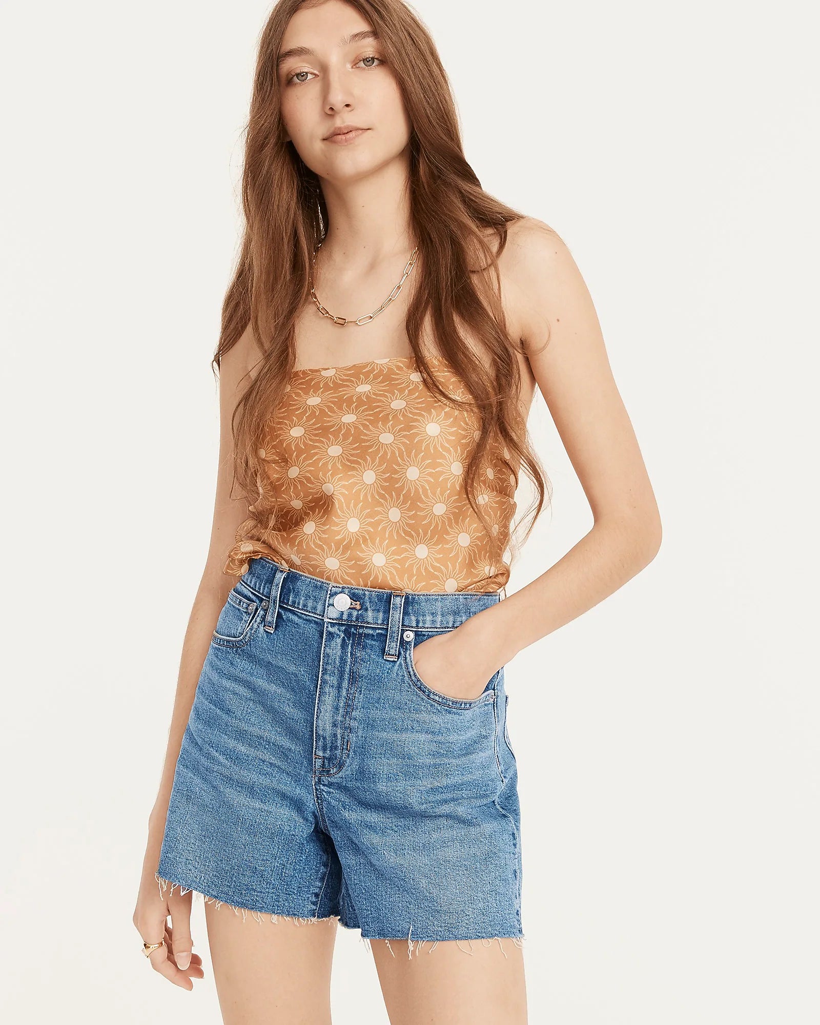 J.Crew High Rise Denim Shorts (34)