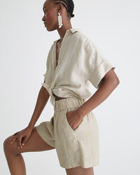 J.Crew Pull On Linen Shorts (M)