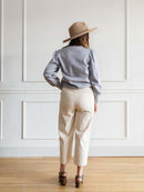 Mod Ref Ecru Straight Pants (S)
