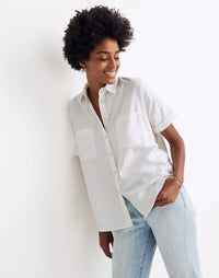 Madewell Oversized Cotton Button Up (L)