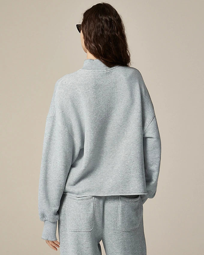 J.Crew Mockneck Boxy Sweatshirt (S)
