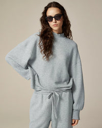 J.Crew Mockneck Boxy Sweatshirt (S)