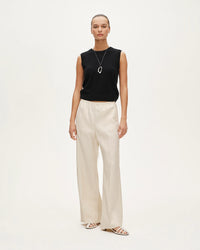 J.Crew Wide Leg Linen Blend Pants (L)