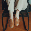 Charix Brown Leather Loafers (9/9.5)