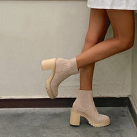 Dolce Vita Chunky Heeled Booties (9.5)