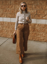 Everlane Brown Wide Leg Pants (4)