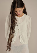 Demylee Textured Cotton Cardigan (XS)