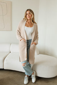 Carly Jean Cozy Textured Cardigan (M)