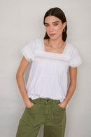 Wyse Cotton Lace Top (S)