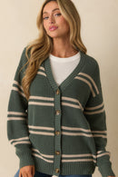 Z Supply Oversized Striped Cardigan (M)