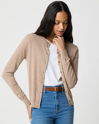 J.Crew Button Front Cotton Cardigan (L)
