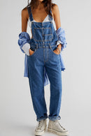 Free People Ziggy Denim Overalls (L)
