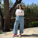 Shiny By Nature Wide Leg Jeans (3X)