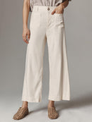 Anthropologie Linen Blend Wide Leg Pants (6)