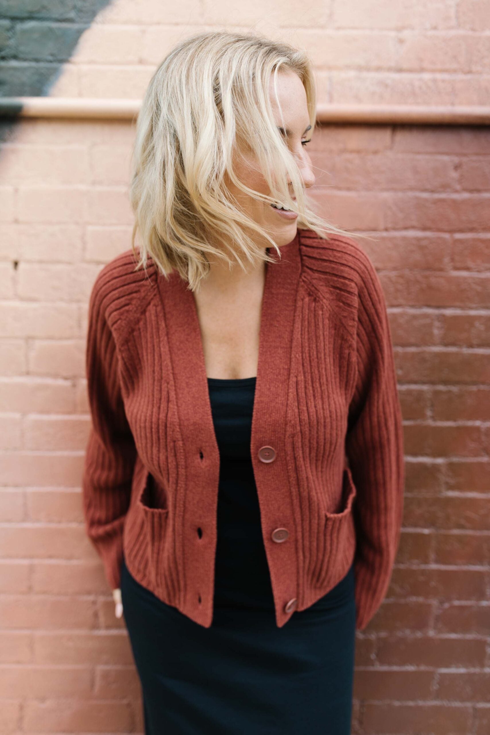 Gap Cotton Ribbed Cardigan (S)