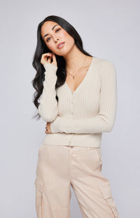 Gentle Fawn Textured Button Up Sweater (XL)