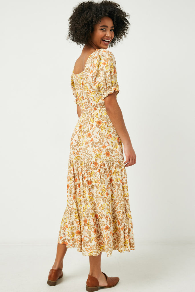 Hayden Floral Midi Dress (L)