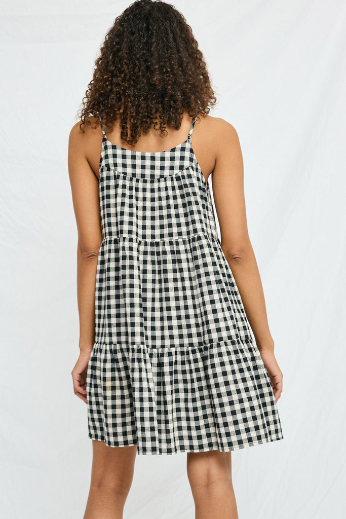 Hayden Gingham Mini Dress (M)