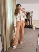 Abercrombie Wide Leg Linen Pants (ST)