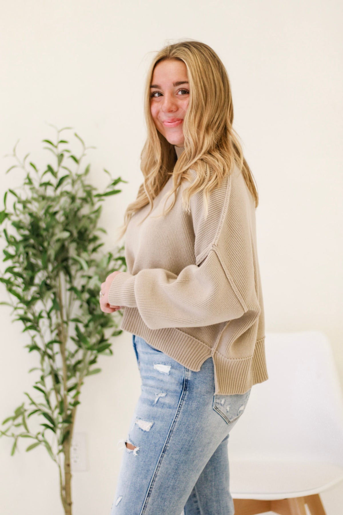 In Loom Oversized Sweater (M)
