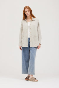 Grade & Gather Oversized Boxy Shirt Jacket (M/L)