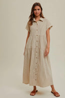 Wishlist Striped Maxi Dress (L)