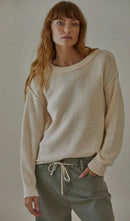 By Together Cream Cotton Sweater (S)