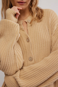 Free People Cozy Henley Sweater (L)