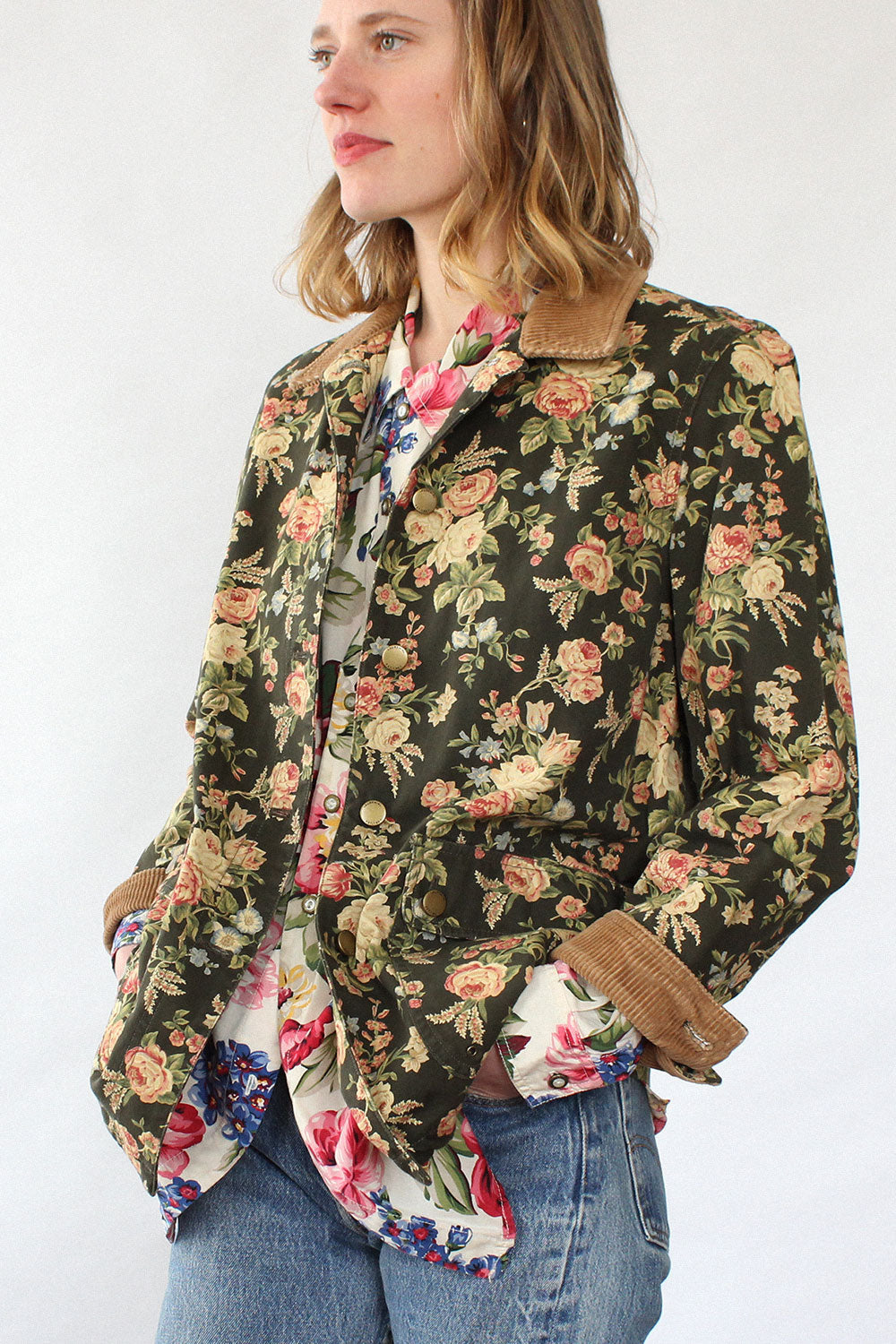 Vintage Ralph Lauren Floral Chore Coat (SP)