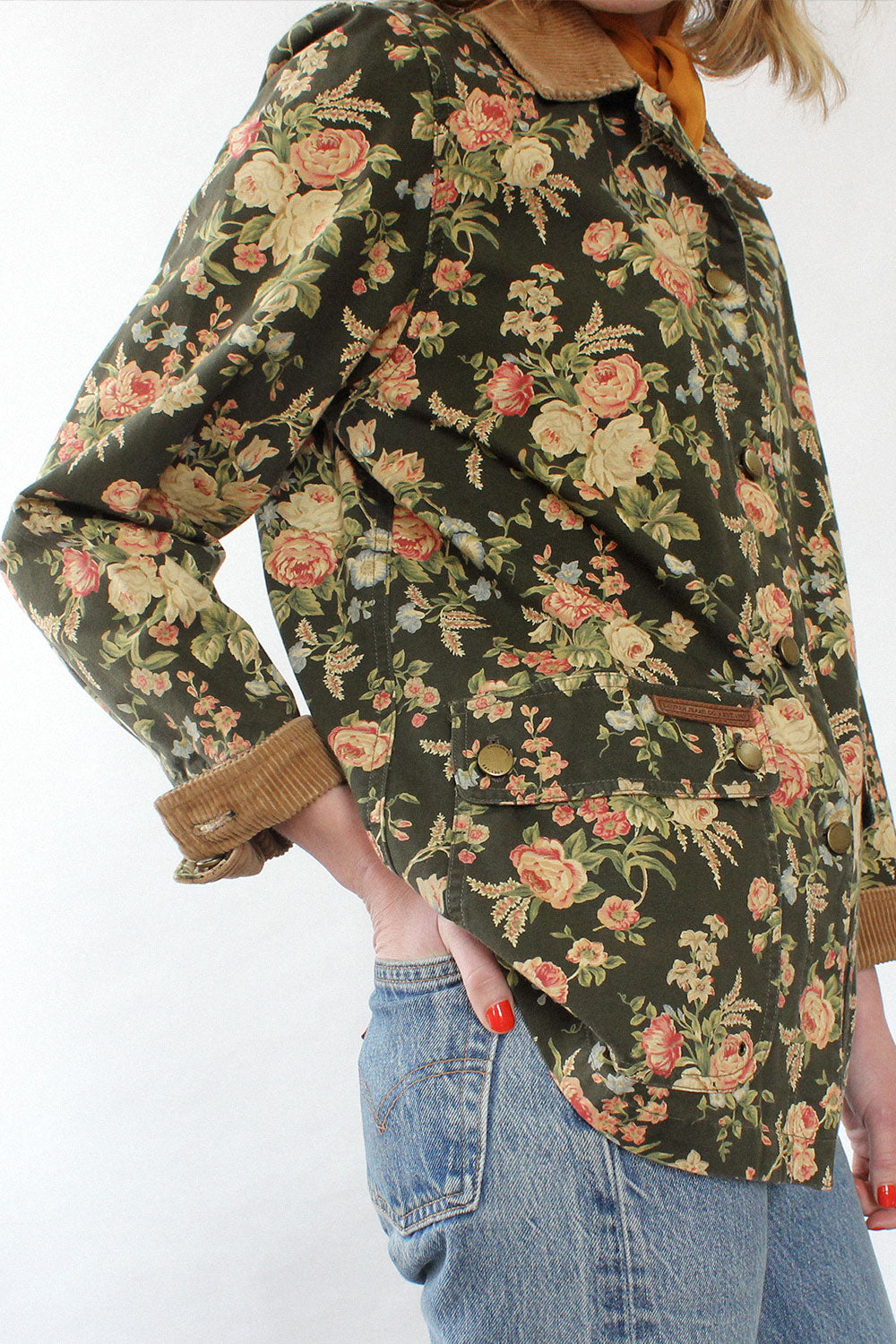 Vintage Ralph Lauren Floral Chore Coat (SP)