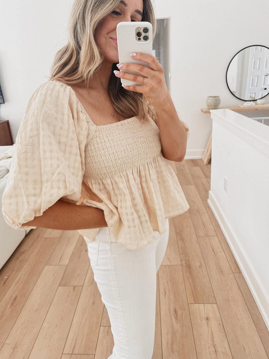 By Together Puff Sleeve Top (S)