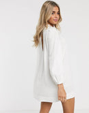 Free People White Linen Tunic (M)