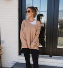 Aerie Oversized Ribbed Sweater (XS)