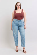 NEW Judy Blue Light Wash Barrel Jeans (16W)