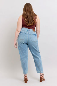 NEW Judy Blue Light Wash Barrel Jeans (16W)