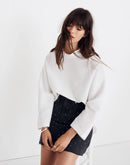 Madewell Ribbed Mockneck Top (S)