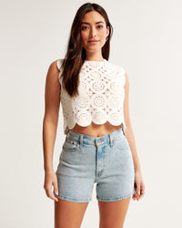 Abercrombie Light Wash Denim Shorts (30/10)