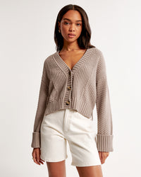 Abercrombie Textured Cardigan Sweater (M)