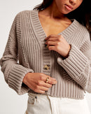 Abercrombie Textured Cardigan Sweater (M)